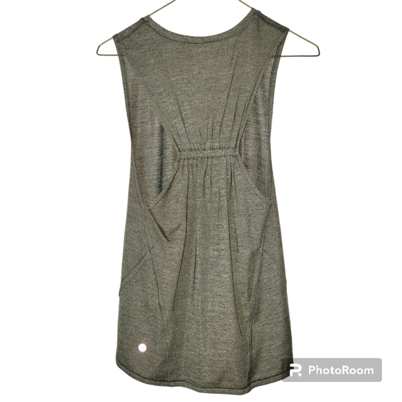 LULULEMON Racerback Tank, Sz: 6, Army/Olive Green, EUC - Picture 3 of 11